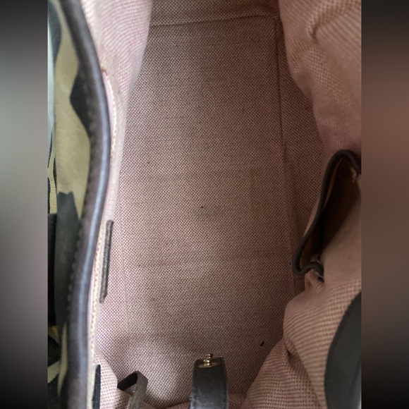 Dooney & Bourke Giraffe Print Belvedere Handbag Satchel Large Gently Used Rare - Picture 11 of 14